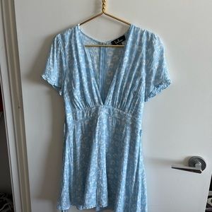 Lulus blue mini dress